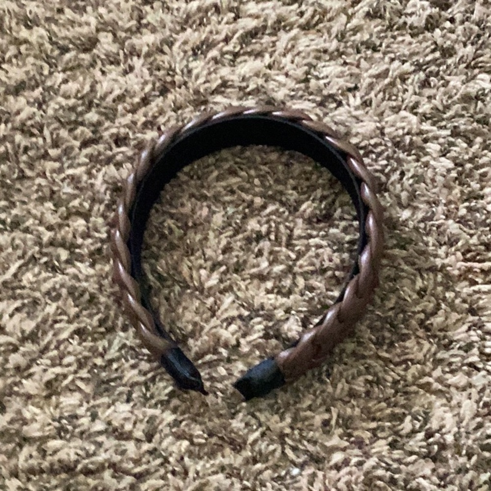 Brown and black head band